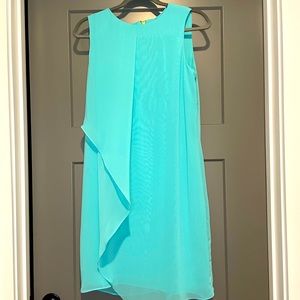 Dress barn aqua flowy dress
